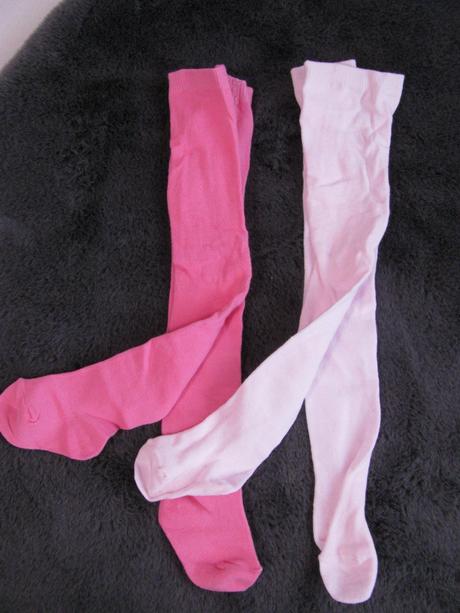 Kojenecké růžové punčocháče 2 pack, primark,68