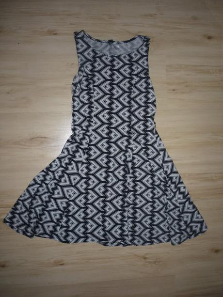 Bavlněné pružné dívčí šaty, h&m,152