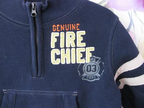 Tmavě modrá tepláková bunda, mikina, oshkosh,80