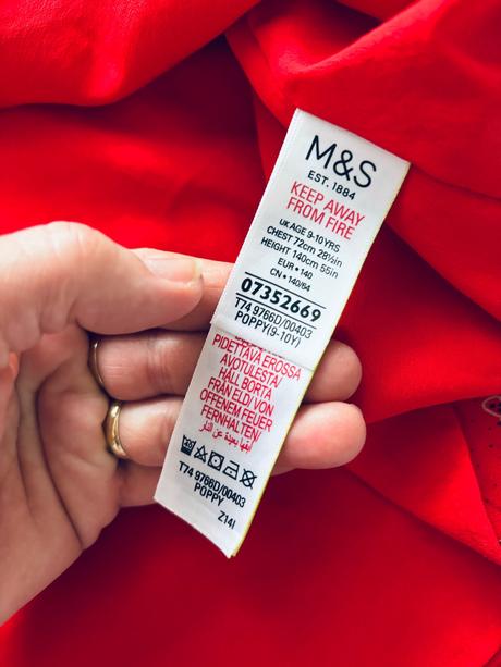 Ob/ šaty s vážkami - v.9/10 let, marks & spencer,140