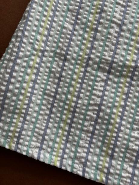 Ob/ šaty s proužky - v.4/5 let, nutmeg,110