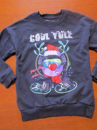 Krásná vánoční mikina vel 116-122, 122