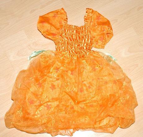 Karnevalové šaty kostým halloween dýňová víla, 