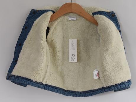 Džínová bunda vel. 9 - 12 m, f&f,80
