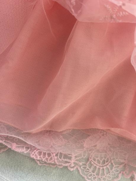 Tylová sukně vel. 122 růžová, 122
