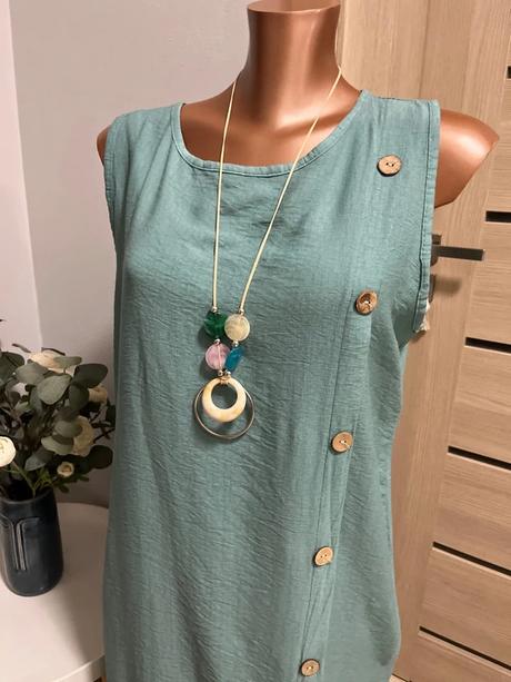 Nové letní šaty vel.uni (l/xl) móda italy, l