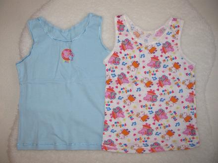 Podvlékací košilka-2 pack peppa pig, george,92