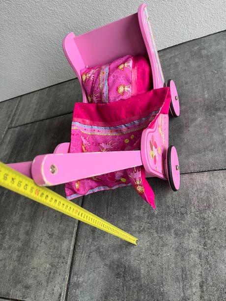 Dřevěný kočárek pro panenky my little princess, 