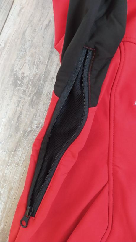 Pánská červená soft. bunda s, s