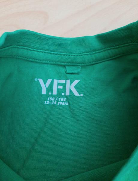 Zelené triko vel. 158, kik,158