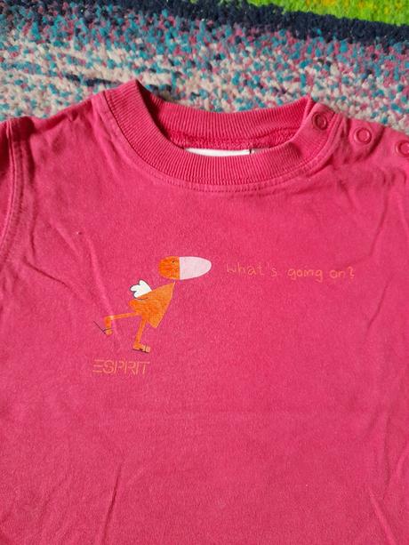 Malá trika, 13x tričko zdarma daruji na holčičku, 74