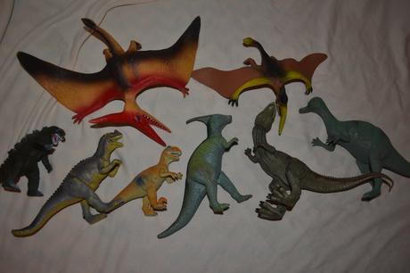 Sada větších dinosaurů, 20x30cm,