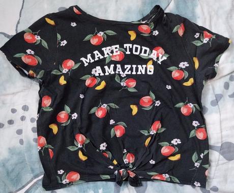 Tričko květiny, h&m,146