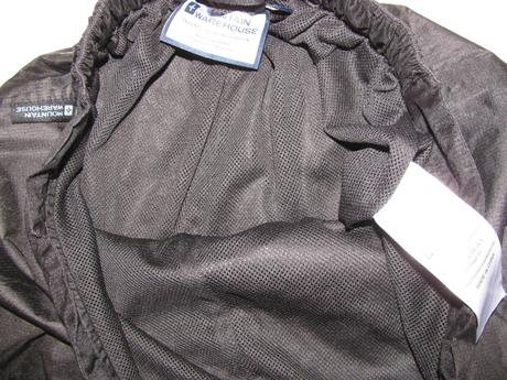 Černé volnočasové šusťákové podšité kalhoty, mountain warehouse,38