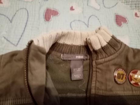 104 khaki mikina, h&m,104