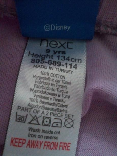 Pyžamové kalhoty frozen zn.next,vel.134, next,134