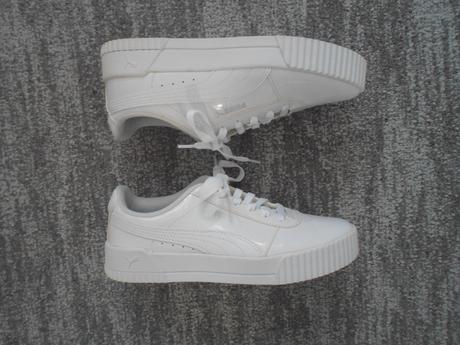 Bílé boty tenisky botasky puma lesklé, puma,39