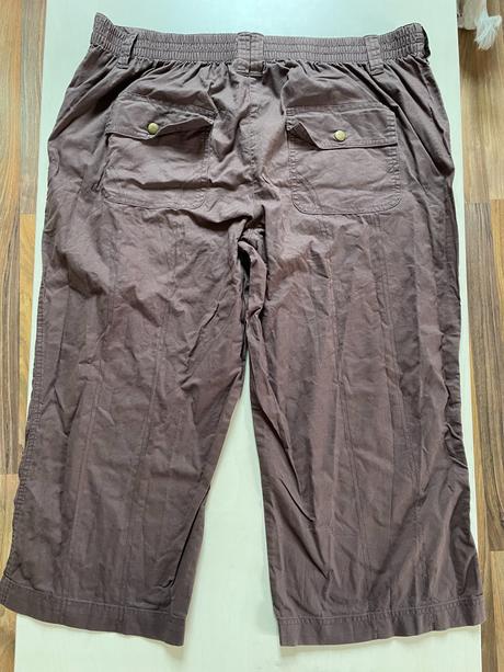 Hnědé kraťasy 3/4, vel 46/xxxl, bhs, bhs,xxxl
