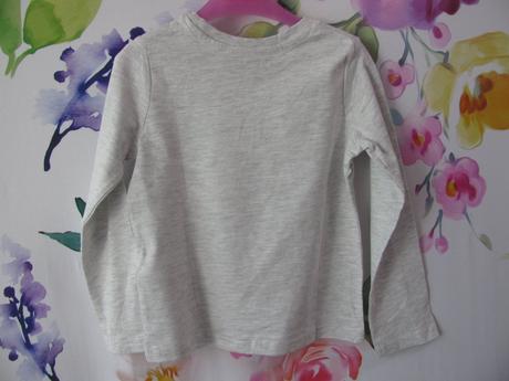 Světle šedé bavlněné tričko se sobem, 104
