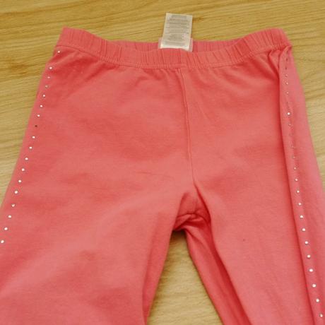 Ruzove leginy vel.128 s kaminky po strane, 128