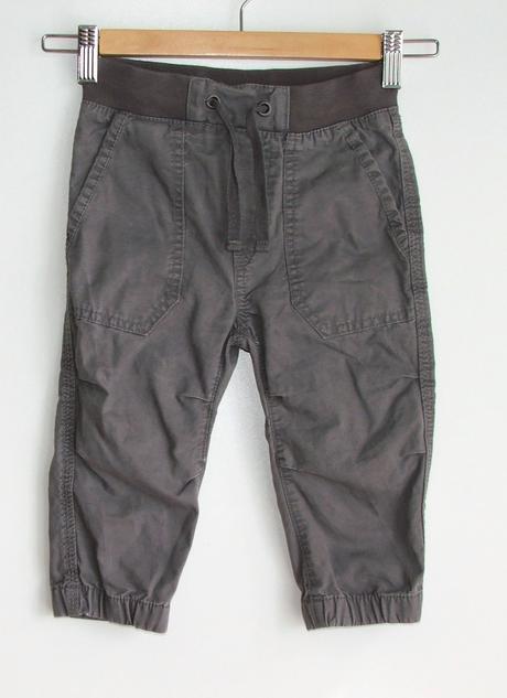 W233 plátěné kalhoty vel. 86, h&m,86