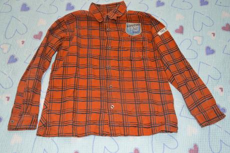 104 110 116 manšestrová kostkovaná košile, timbuktoo,116