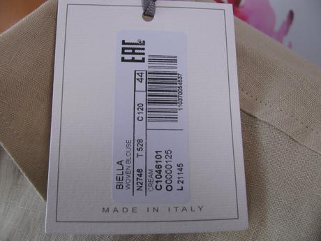 Lněná dámská košile , oversize antonelli, 44