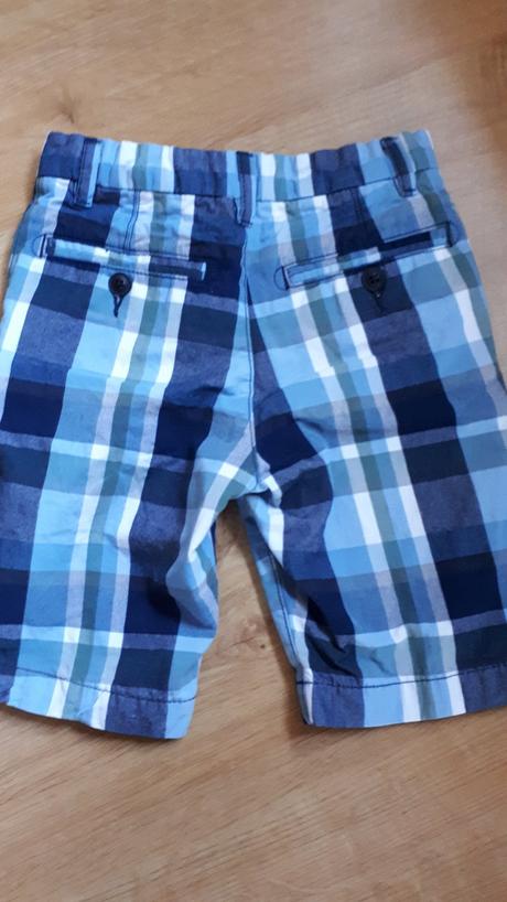 Peckovní káro kostkované kraťasy, h&m,122