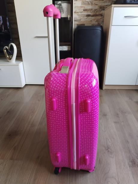 Dívčí cestovní kufr skořepinový, 