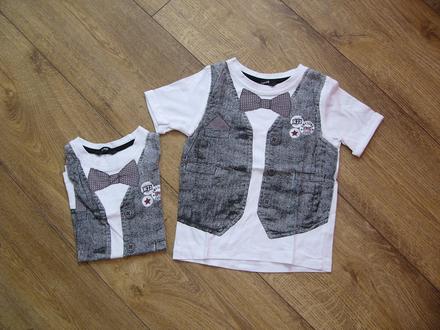 Sourozenecká trička george, vel.98/104 a 110/116,, george,98