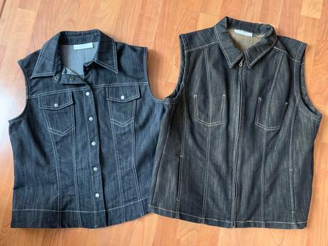 Dve dzinove vesty, c&a,42