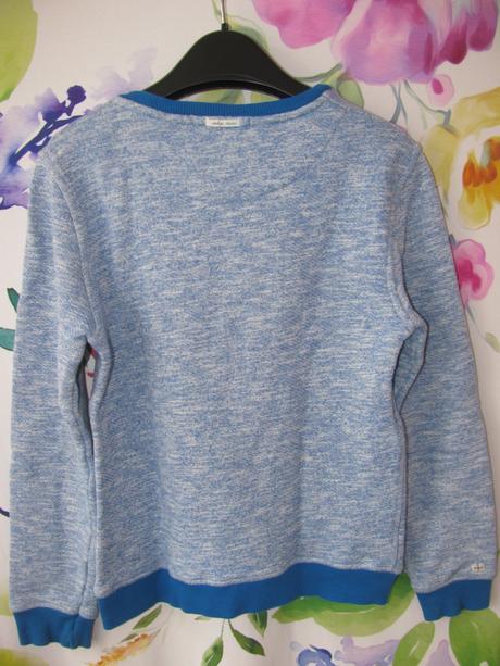 Chlapecká modrá mikina, střik pepe jeans, pepe jeans,152