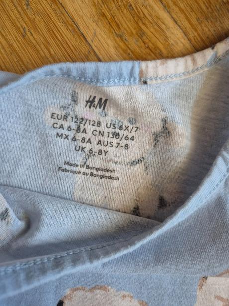 Letní šaty s pejsky, h&m,128
