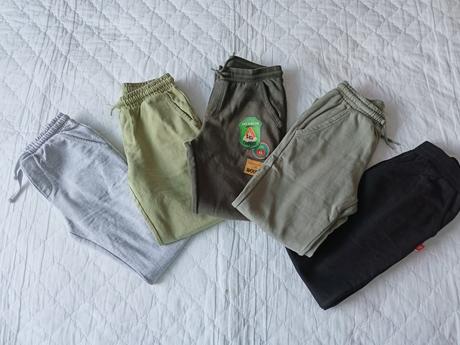 5x tepláky, 128/134, pepco,134