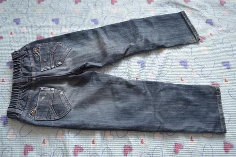 Pohodlné elastické džíny 122/128, 122