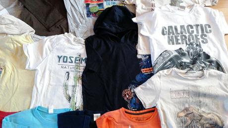 Chlapecký mix věcí vel.116-128 jaro/léto/podzim, 122–134