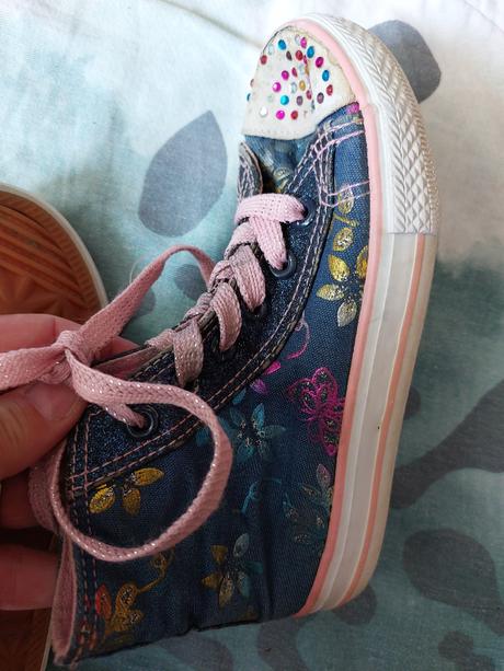 Tenisky květiny kamínky, 30