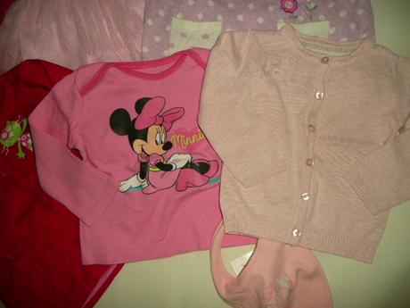 Tričko tunika šaty minnie 7ks vel 80, 68–80