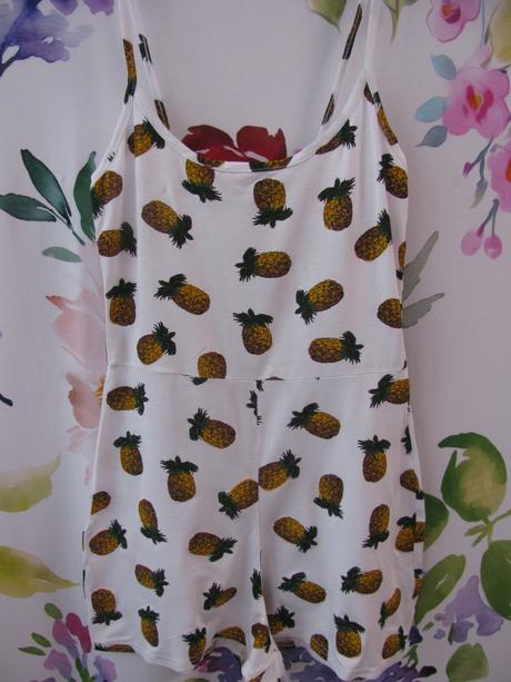 Letní pružný kraťasový overal, 152