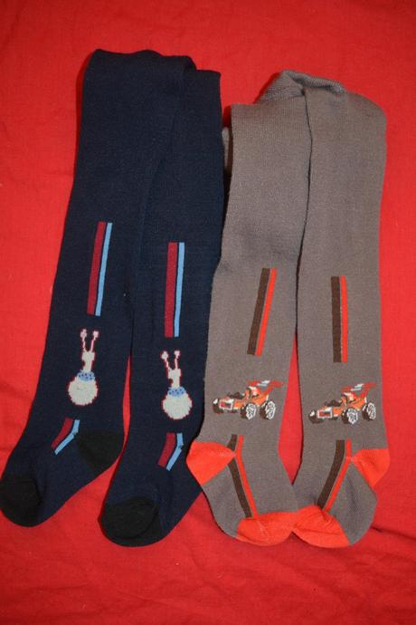 2x punčocháče 74-86, 74 / 80 / 86