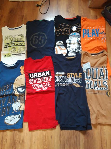 4x triko trička i jednotlivě, 164