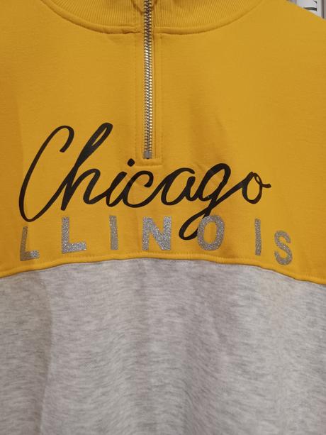 Žlutá crop mikina h&m 158/164, xs/s, h&m,164