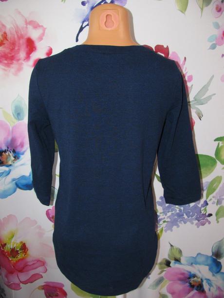 Dámská tmavě modrá halenka s 3/4 rukávem, s.oliver,m