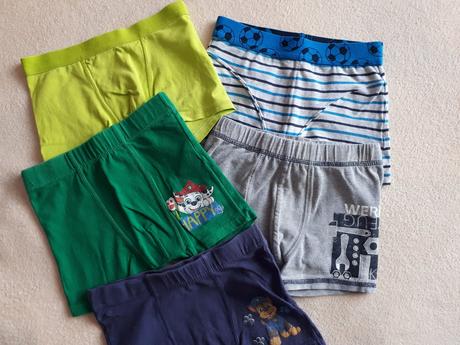 5x chlapecké boxerky, 110/116 (2xtlapková patrola), 110