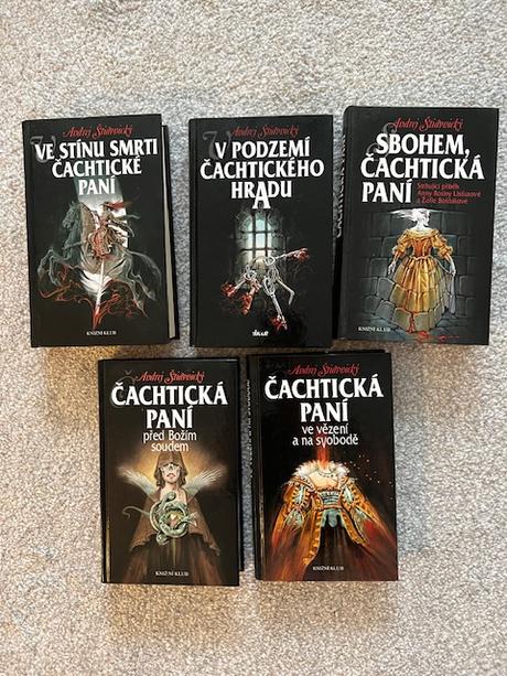 5x knížka o čachtické paní, 