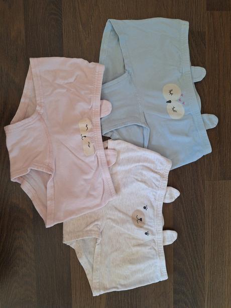 Kalhotky 3ks, h&m,128