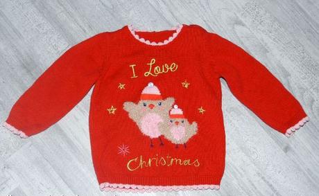 Vánoční dívčí svetr, 86