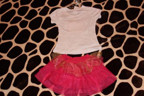 Komplet tričko se sukýnkou, 98