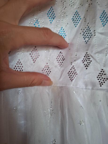 Šaty / kostým ledové království elsa vel 140, 