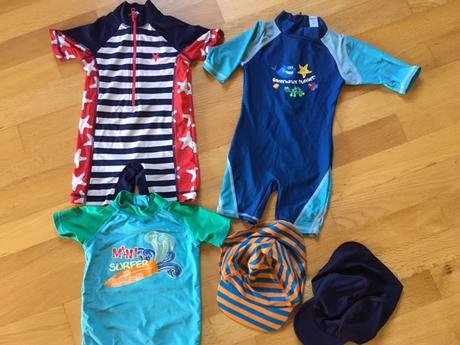 Plavkový obleček/overal/plav.triko/plavková čepice, next,86